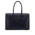 HERMES DRUG 32 BLUE ROY LISSE HAND BAG 2002 SQUARE F PALLADIUM HARDWARE 90334267