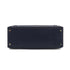 HERMES DRUG 32 BLUE ROY LISSE HAND BAG 2002 SQUARE F PALLADIUM HARDWARE 90334267