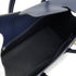 HERMES DRUG 32 BLUE ROY LISSE HAND BAG 2002 SQUARE F PALLADIUM HARDWARE 90334267