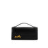 HERMES EUGENIE BLACK BOX CALF CLUTCH BAG 1976 CIRCLE F GOLD HARDWARE 90340130