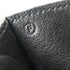 HERMES EUGENIE BLACK BOX CALF CLUTCH BAG 1976 CIRCLE F GOLD HARDWARE 90340130