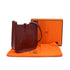 HERMES EVELYNE TPM ROUGE H BOX CALF SHOULDER BAG 2002 SQUARE F 90327386