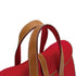 HERMES FEU DOU ROUGE H FEUTRE HAND BAG 2007 SQUARE K 90312924