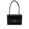 HERMES FONSBELLE BLACK BOX CALF SHOULDER BAG 1966 V STAMP GOLD HARDWARE 90326845