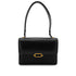HERMES FONSBELLE BLACK BOX CALF SHOULDER BAG 1966 V STAMP GOLD HARDWARE 90326845