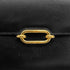 HERMES FONSBELLE BLACK BOX CALF SHOULDER BAG 1966 V STAMP GOLD HARDWARE 90326845