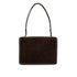 HERMES FONSBELLE CHOCOLAT DEBRIS BOX CALF SHOULDER BAG 1973 CIRCLE C GOLD HARDWARE 90327300