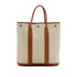 HERMES GARDEN FILE PM GOLD BETON VEAU NEGONDA TOILE MILITAIRE SHOULDER BAG 2020 Y STAMP 90342567
