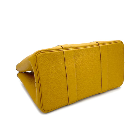 HERMES GARDEN PARTY 36 PM JAUNE AMBRE COUNTRY TOTE BAG 2018 C STAMP 90327066