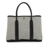 HERMES GARDEN PARTY PM BLACK TOILE H TOTE BAG 2004 SQUARE H 90348420
