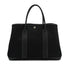 HERMES GARDEN PARTY PM BLACK TOILE OFFICIER HAND SHOULDER BAG 2003 SQUARE G 90326847