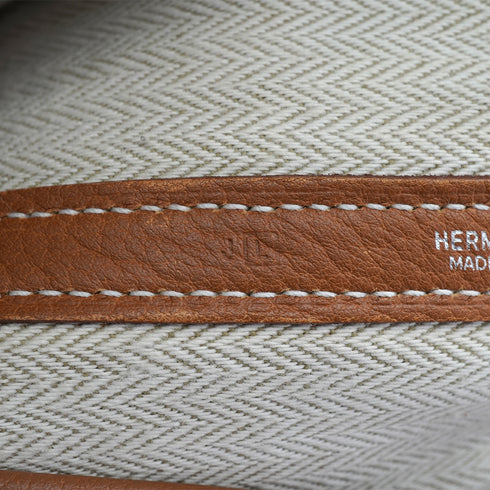 HERMES GARDEN PARTY PM GOLD VEAU NEGONDA TOTE BAG 2008 SQUARE L 90326837