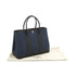 HERMES GARDEN PARTY TPM BLACK DENIM FONC BUFFLE SKIPPER TOILE H HAND BAG 2012 SQUARE P 90335887