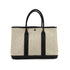 HERMES GARDEN PARTY TPM BLACK TOILE H VEAU NEGONDA HAND SHOULDER BAG 2006 SQUARE J 90334861