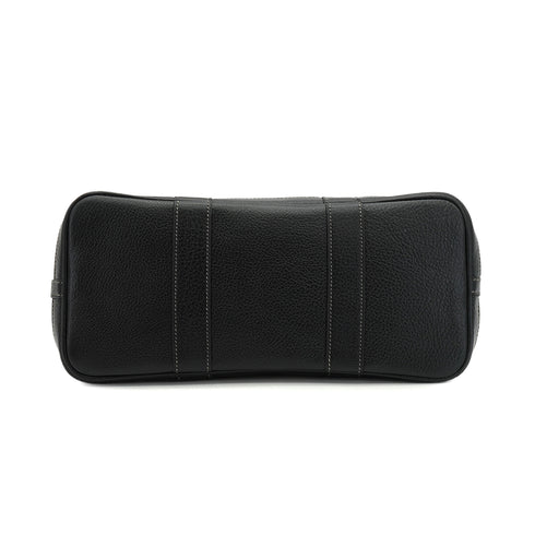 HERMES GARDEN PARTY TPM BLACK TOILE H VEAU NEGONDA HAND SHOULDER BAG 2006 SQUARE J 90334861