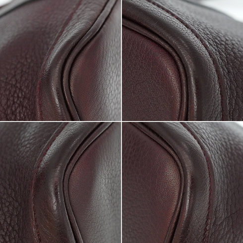 HERMES GARDEN PARTY TPM CHOCOLAT NEGONDA TOTE BAG 2008 SQUARE L 90340154