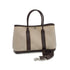 HERMES GARDEN PARTY TPM MARRON TOILE H HAND SHOULDER BAG 2004 SQUARE H 90345056
