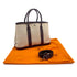 HERMES GARDEN PARTY TPM MARRON TOILE H HAND SHOULDER BAG 2004 SQUARE H 90317619