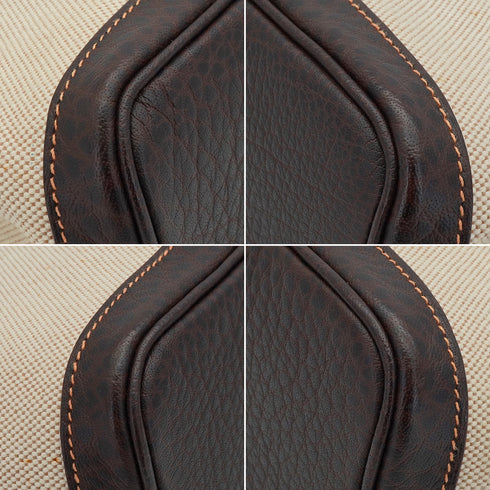HERMES GARDEN PARTY TPM MARRON TOILE H HAND SHOULDER BAG 2005 SQUARE I 90335152