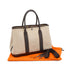 HERMES GARDEN PARTY TPM MARRON TOILE H HAND SHOULDER BAG 2005 SQUARE I 90335152