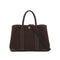 HERMES GARDEN PARTY TPM MARRON TOILE OFFICIER TOTE BAG 2004 SQUARE H 90335150