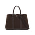 HERMES GARDEN PARTY TPM MARRON TOILE OFFICIER TOTE BAG 2004 SQUARE H 90335150