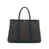 HERMES GARDEN PARTY TPM VERT DE GRIS BLUE DE PRUSSE TOILE CHEVRON VEAU NEGONDA HAND BAG 2015 T STAMP 90341719