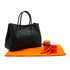 HERMES GARDEN PARTY TWILLY TPM BLACK VEAU GULLIVER HAND BAG 2006 SQUARE J 90348525