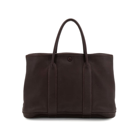 HERMES GARDEN PARTY TWILLY TPM HAVANE SWIFT HAND BAG 2005 SQUARE I 90312926
