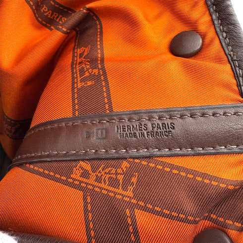 HERMES GARDEN PARTY TWILLY TPM HAVANE SWIFT HAND BAG 2005 SQUARE I 90312926