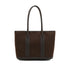 HERMES GARDEN ZIP PM CHOCOLAT TOILE OFFICIER VEAU NEGONDA TOTE BAG 2009 SQUARE M 90341920