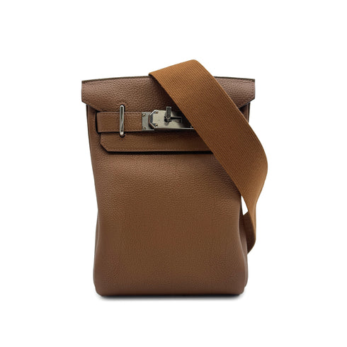 HERMES HAC A DOS PM ALEZAN TOGO SHOULDER BAG 2024 W STAMP PALLADIUM HARDWARE 90324447