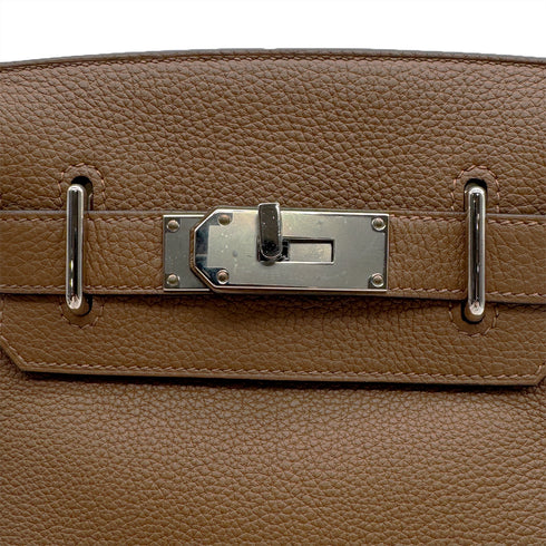 HERMES HAC A DOS PM ALEZAN TOGO SHOULDER BAG 2024 W STAMP PALLADIUM HARDWARE 90324447