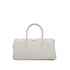 HERMES PARIS BOMBAY 27 WHITE VEAU EPSOM HAND BAG 2006 SQUARE J PALLADIUM HARDWARE 90343324