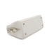 HERMES PARIS BOMBAY 27 WHITE VEAU EPSOM HAND BAG 2006 SQUARE J PALLADIUM HARDWARE 90343324