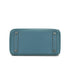HERMES HAUT A COURROIES 28 BLUE JEAN VEAU EPSOM HAND BAG 2007 SQUARE K PALLADIUM HARDWARE 90347755