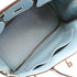 HERMES HAUT A COURROIES 28 BLUE JEAN VEAU EPSOM HAND BAG 2007 SQUARE K PALLADIUM HARDWARE 90347755