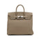 HERMES HAUT A COURROIES 28 GRIS TOURTERELLE TOGO HAND BAG 2005 SQUARE I 90333189