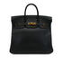 HERMES HAUT A COURROIES 32 BLACK ARDENNES HAND BAG 1996 CIRCLE Z GOLD HARDWARE 90323447