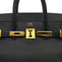 HERMES HAUT A COURROIES 32 BLACK ARDENNES HAND BAG 1996 CIRCLE Z GOLD HARDWARE 90323447