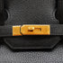 HERMES HAUT A COURROIES 32 BLACK ARDENNES HAND BAG 1996 CIRCLE Z GOLD HARDWARE 90344865
