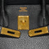 HERMES HAUT A COURROIES 32 BLACK ARDENNES HAND BAG 1996 CIRCLE Z GOLD HARDWARE 90344865
