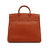 HERMES HAUT A COURROIES 32 BRIQUE CHEVRE HAND BAG 2006 SQUARE J PALLADIUM HARDWARE 90340497