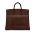 HERMES HAUT A COURROIES 32 HABANA COURCHEVEL HAND BAG 1995 CIRCLE Y GOLD HARDWARE 90340451