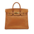 HERMES HAUT A COURROIES 32 NATURAL VEAU BARENIA HAND BAG 1997 SQUARE A GOLD HARDWARE 90346640
