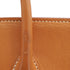 HERMES HAUT A COURROIES 32 NATURAL VEAU BARENIA HAND BAG 1997 SQUARE A GOLD HARDWARE 90346640
