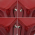 HERMES HAUT A COURROIES 32 ROUGE CASAQUE COUCHEVEL HAND BAG 2000 SQUARE D SILVER HARDWARE 90341716