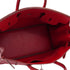 HERMES HAUT A COURROIES 32 ROUGE CASAQUE COUCHEVEL HAND BAG 2000 SQUARE D SILVER HARDWARE 90341716