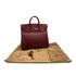 HERMES HAUT A COURROIES 32 ROUGE H COUCHEVEL HAND BAG 2000 SQUARE D GOLD HARDWARE 90324285