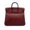 HERMES HAUT A COURROIES 32 ROUGE H COUCHEVEL HAND BAG 2000 SQUARE D GOLD HARDWARE 90324285